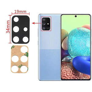 Mica Lente Cámara Trasera Samsung A71 Repuesto