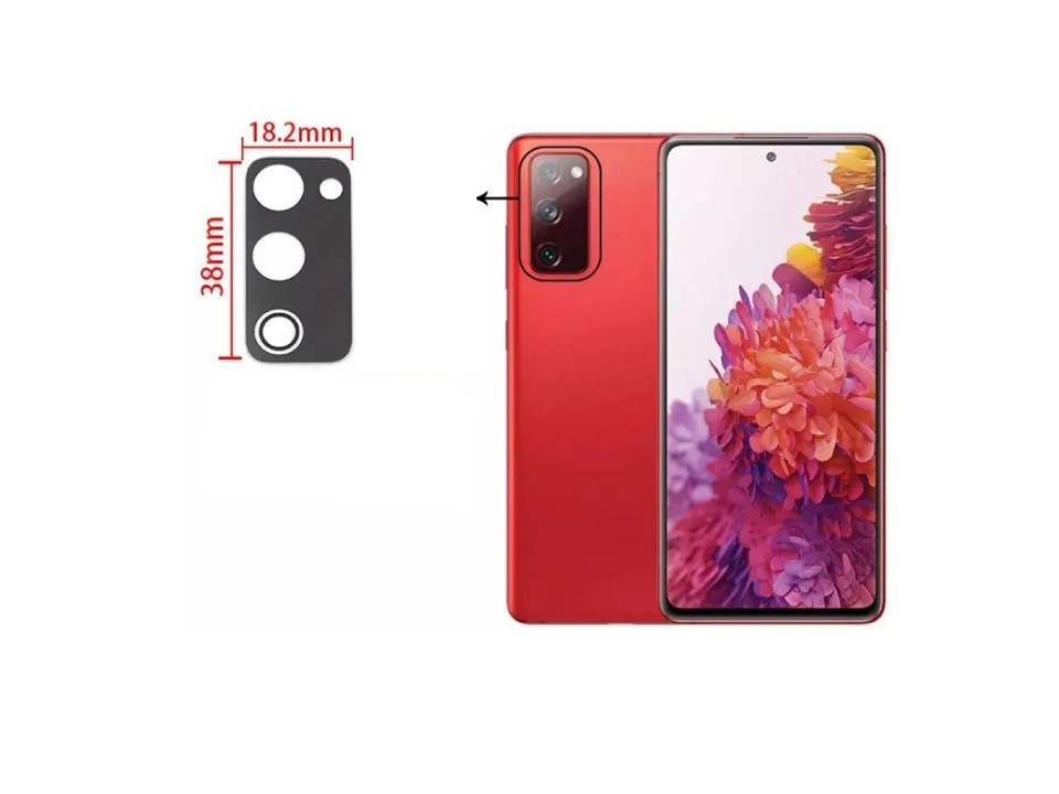 Mica Lente Cámara Trasera Samsung S20 FE Repuesto 1