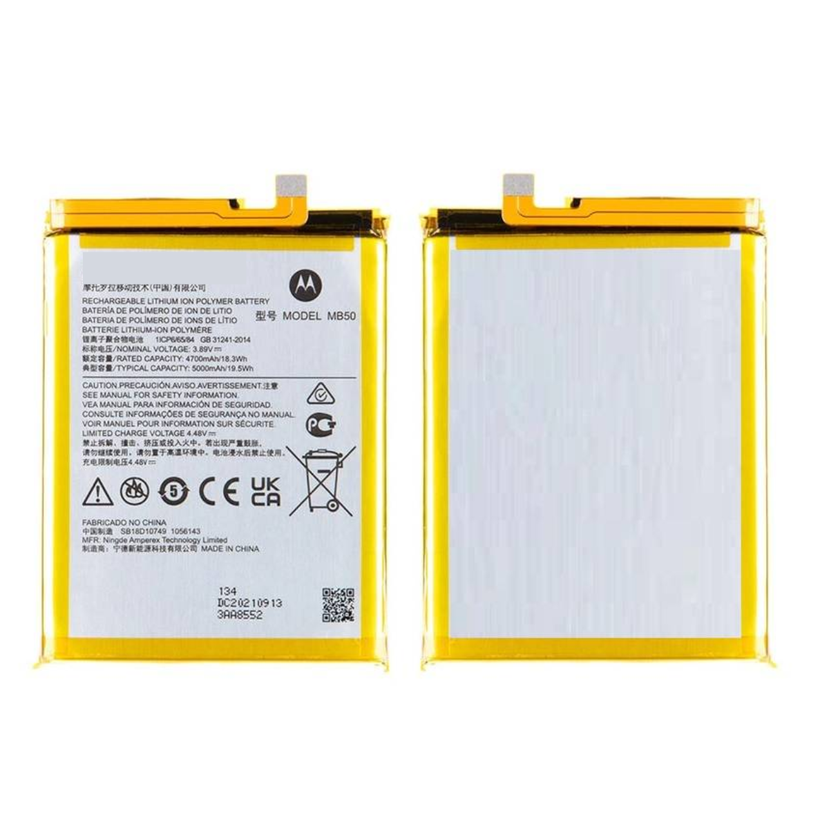 Bateria Motorola G200 5G Modelo MB50 5000 Mah 2