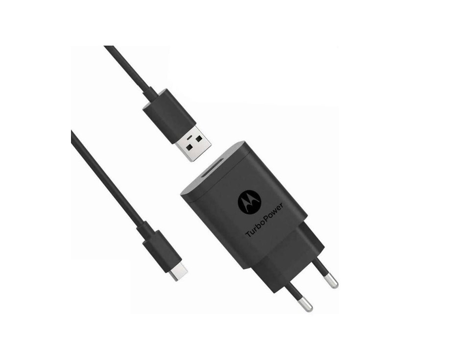 Cargador Original Turbo Motorola 33w + Cable C 2