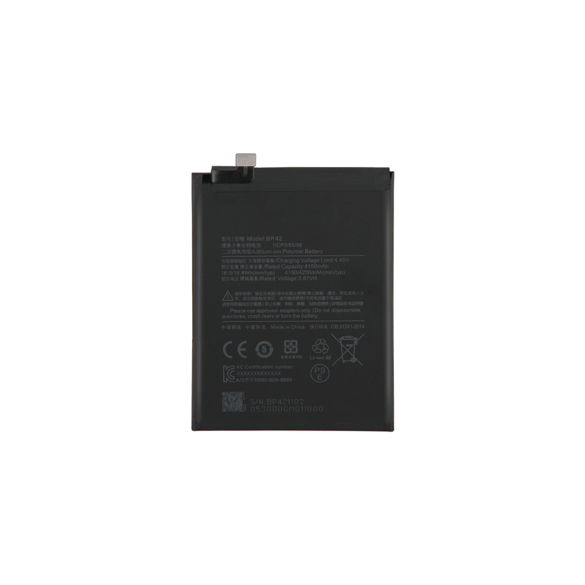 Bateria Para Xiaomi MI 11 Lite 5G BP42 4250 Mah 5