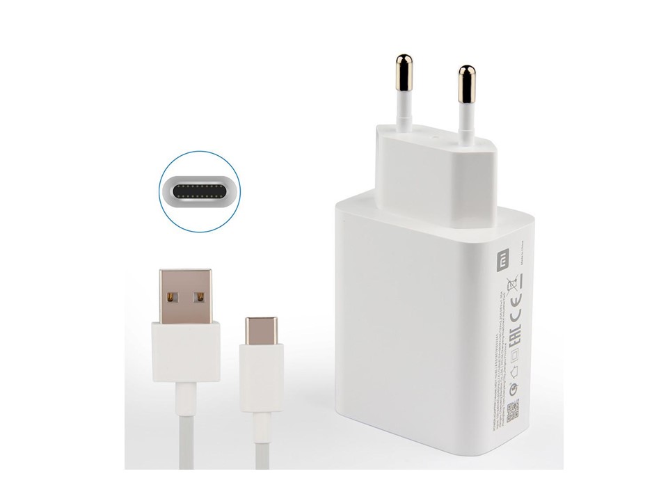 Cargador Original Carga Rápida 22.5W Xiaomi Redmi Note + Cable C 2
