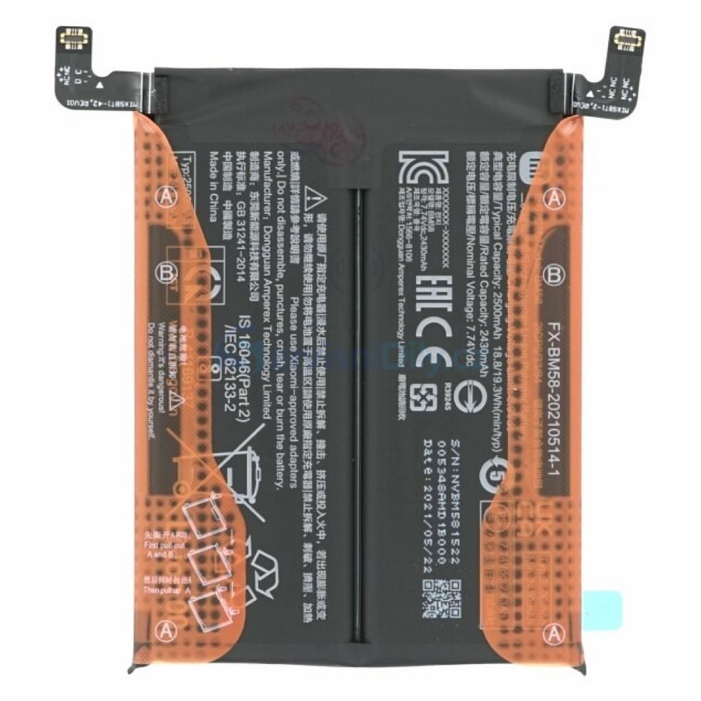 Bateria Original Xiaomi MI Mix 4 BM58 1