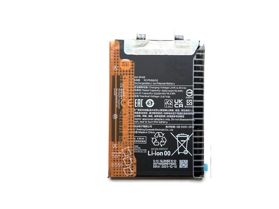 Bateria Original Xiaomi Redmi Note 11E Pro 5G BN5E 1