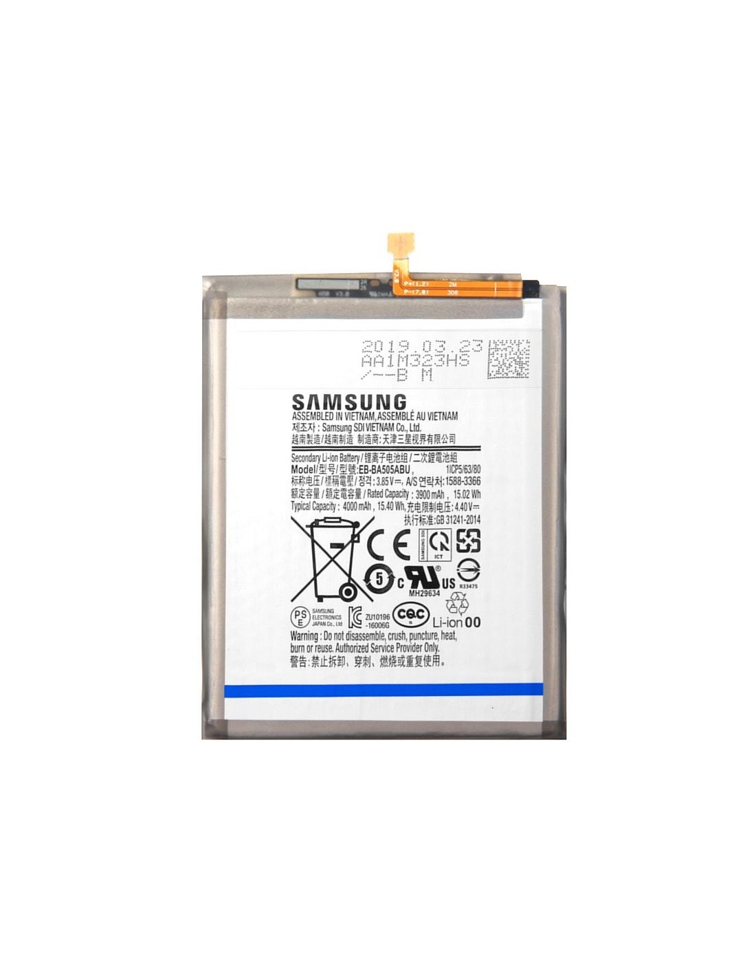 Bateria Samsung Galaxy A20 4000 Mah 1
