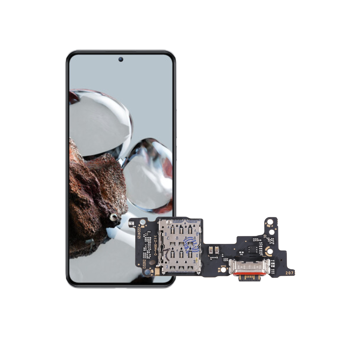 Flex Carga Xiaomi 12T / 12T Pro Repuesto 1