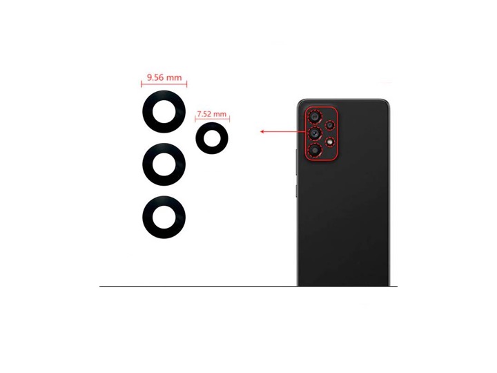 Mica Lente Camara Trasera Samsung Galaxy A33 1