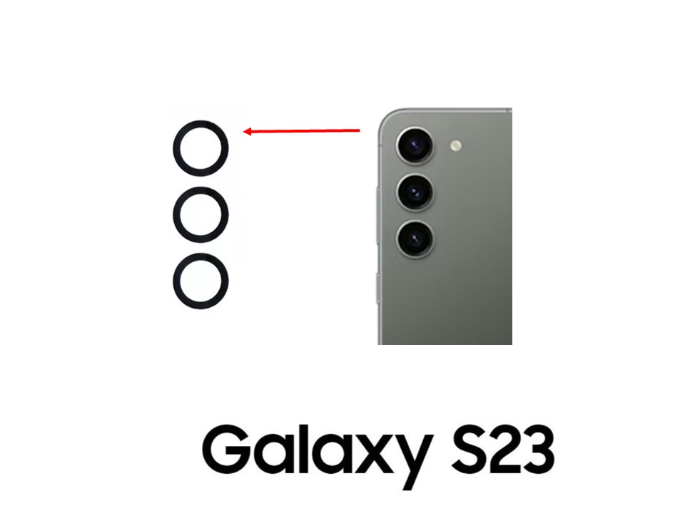 Lente Cámara Trasera Samsung Galaxy S23 1