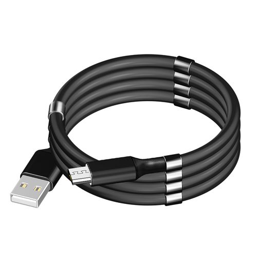 Cable Carga Rápida Magnético Enrollable USB-C 1