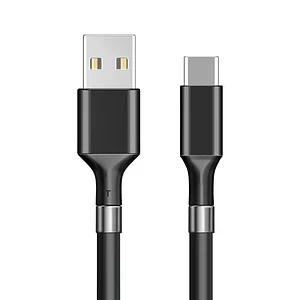 Cable Carga Rápida Magnético Enrollable USB-C