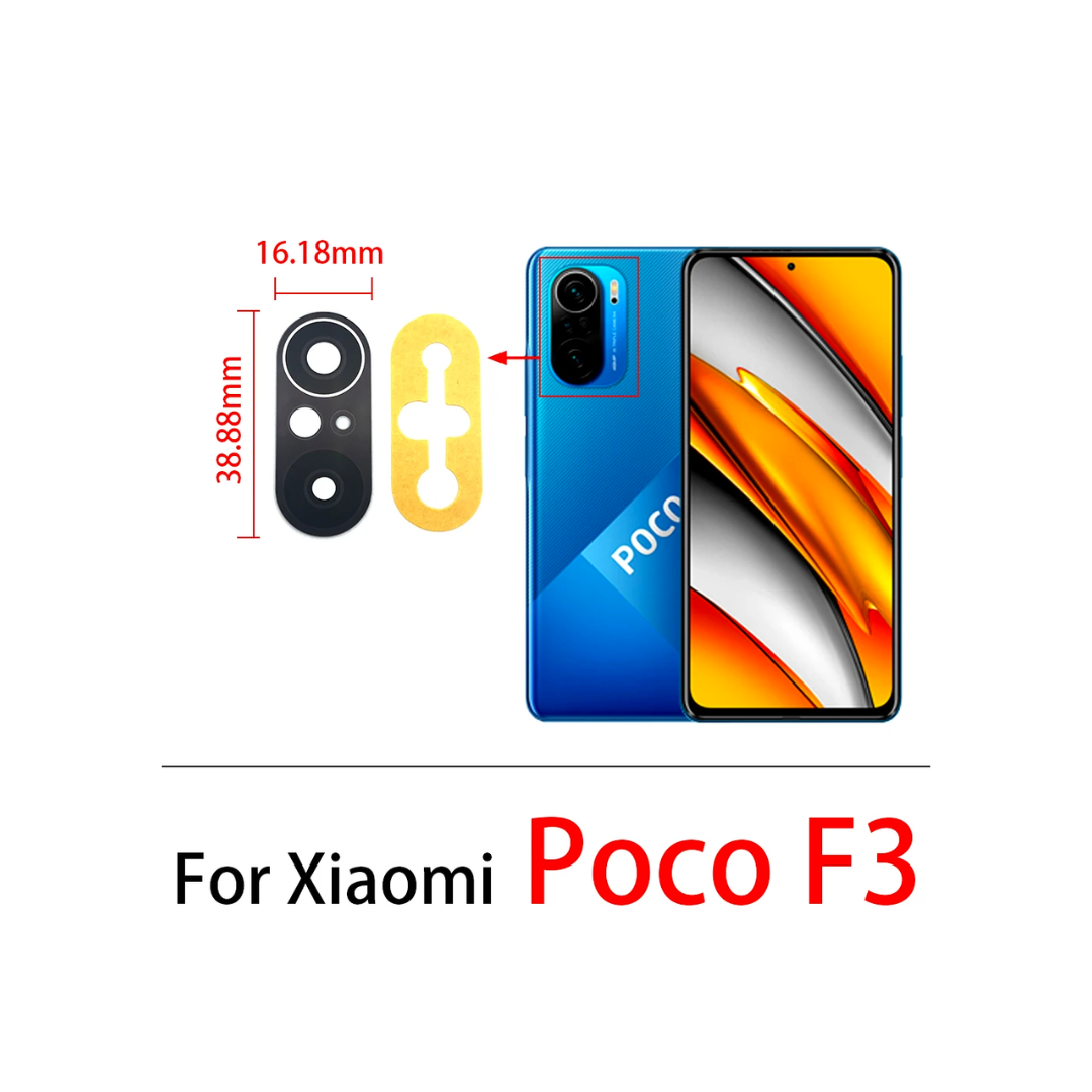 Mica Lente Cámara Trasera Xiaomi Poco F3 Repuesto 2