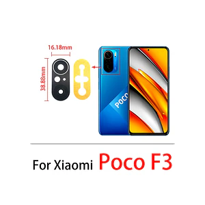 Mica Lente Cámara Trasera Xiaomi Poco F3 Repuesto