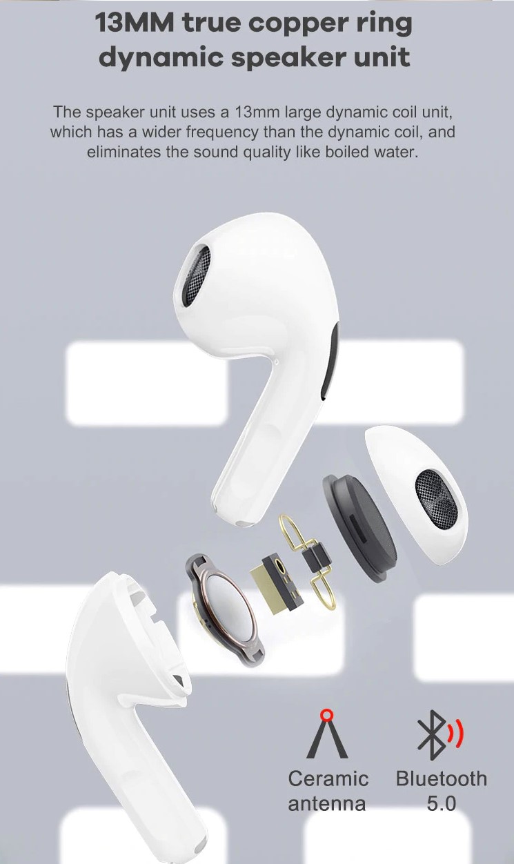 Manos Libres TWS P63 Ergonómico Inalámbrico 4