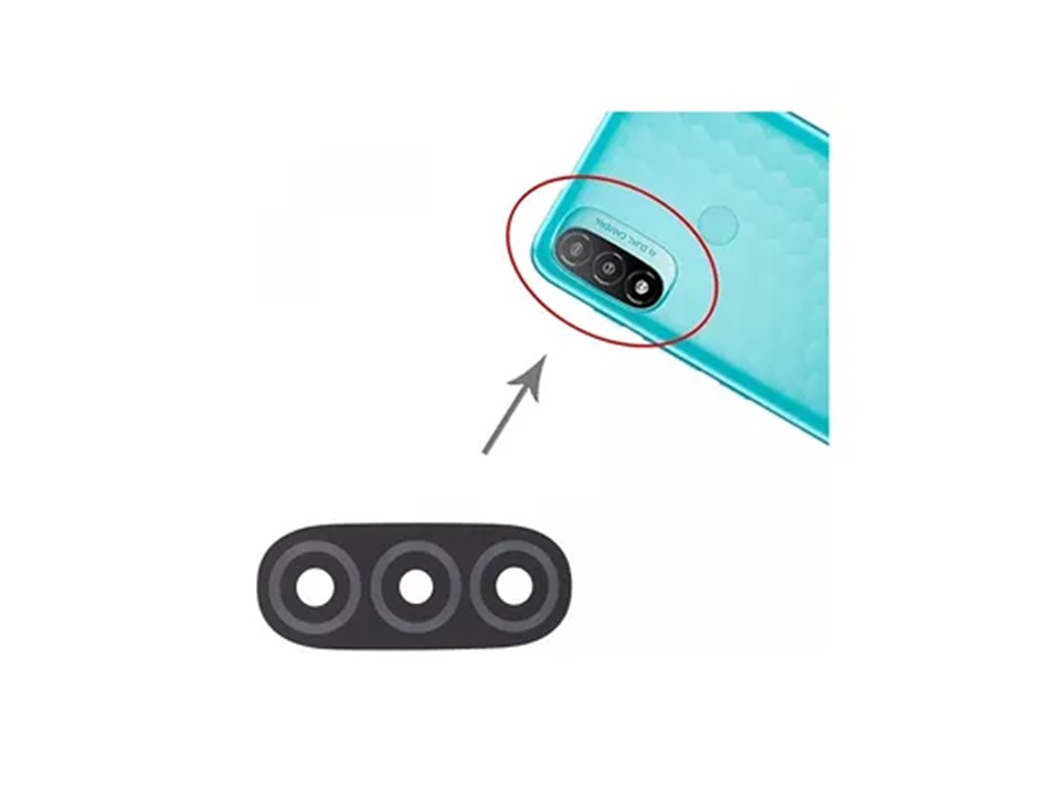 Mica Lente Cámara Trasera Motorola E20 3