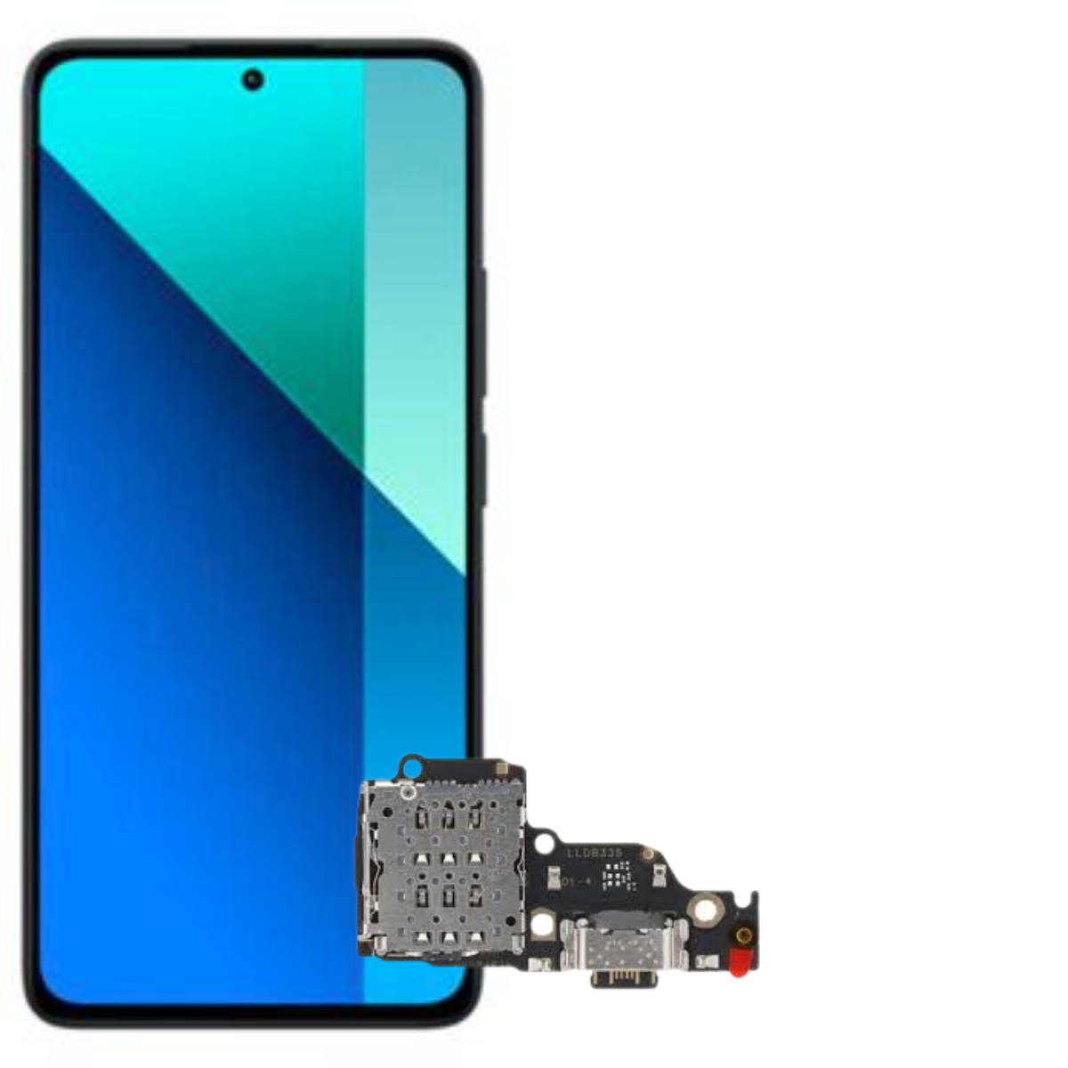Flex Carga Usb Para Xiaomi Redmi Note 13 4g Repuesto 1