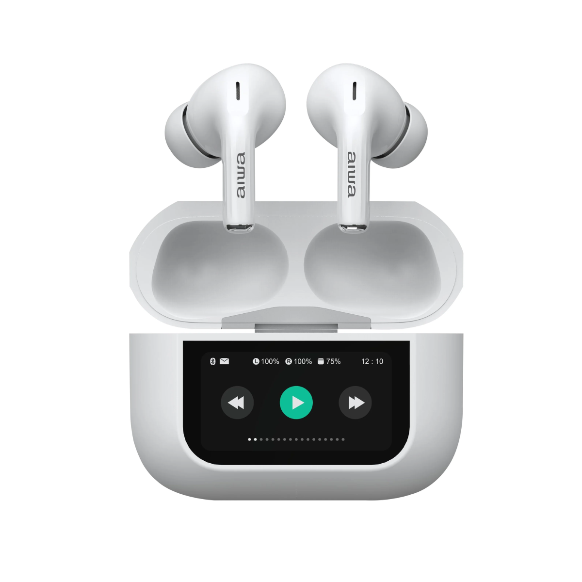 Audífonos Aiwa In Ear Pantalla Táctil Bluetooth Aw-Twsgpro 1