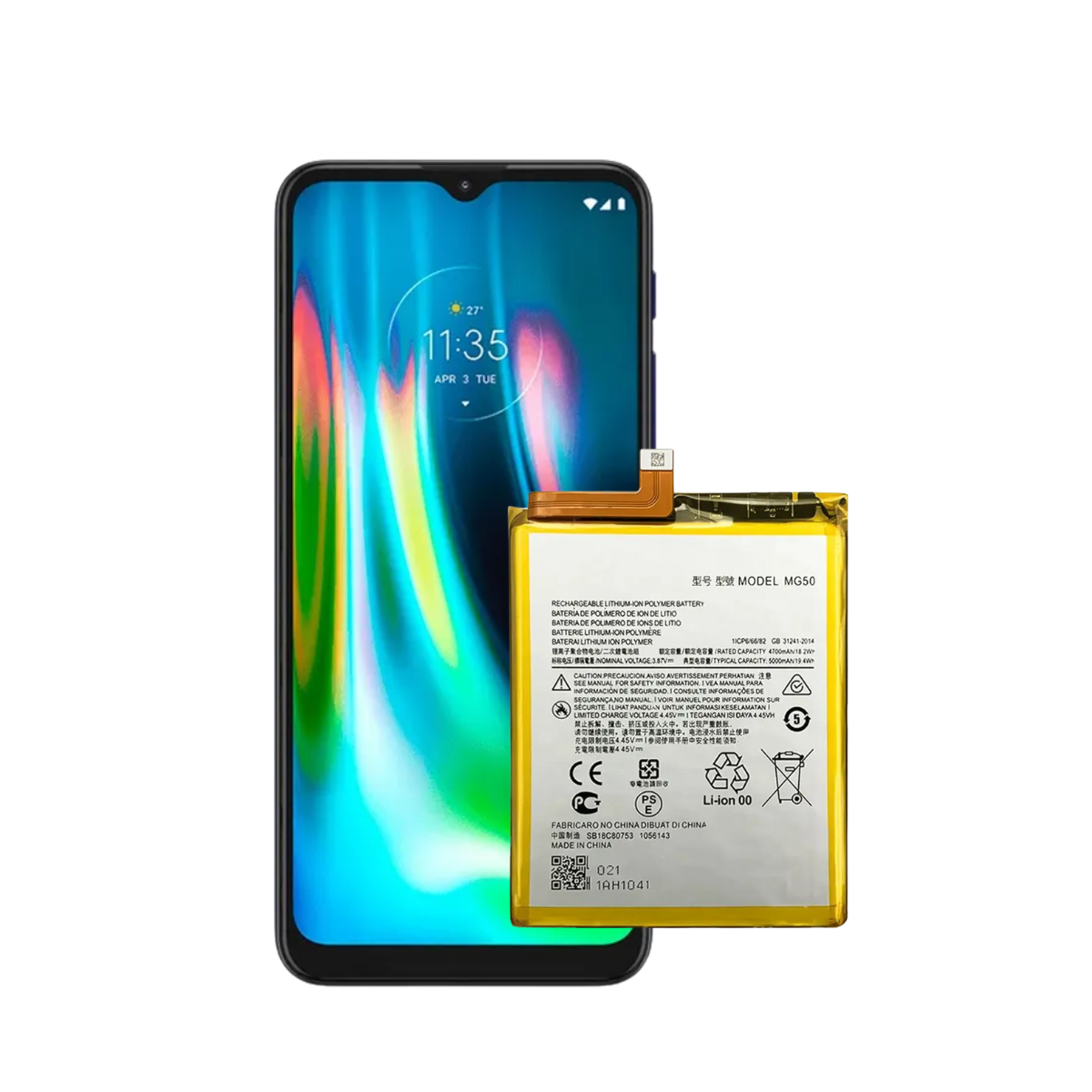 Bateria Motorola G9 Plus MG50 5000 Mah Repuesto 1