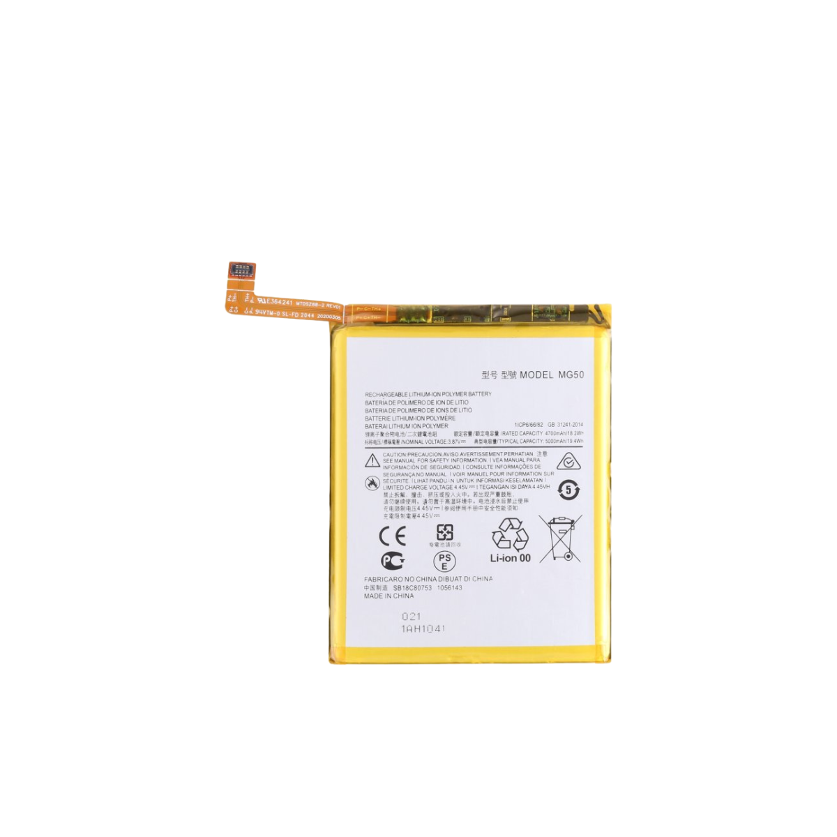 Bateria Motorola G9 Plus MG50 5000 Mah Repuesto 2