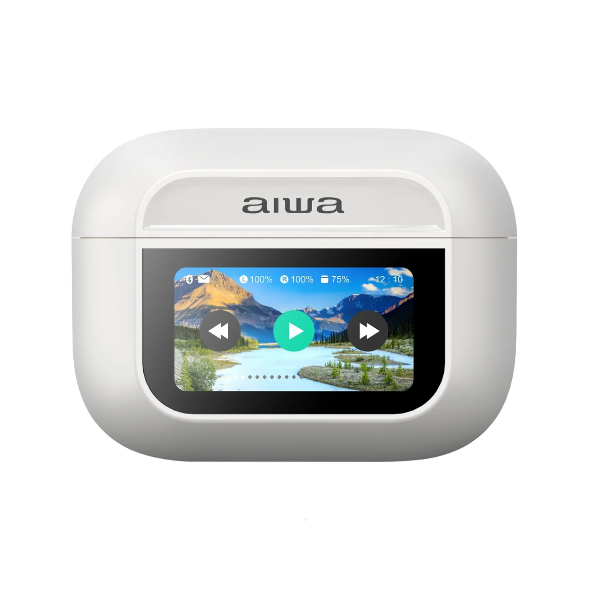 Audífonos Aiwa In Ear Pantalla Táctil Bluetooth Aw-Twsgpro 2