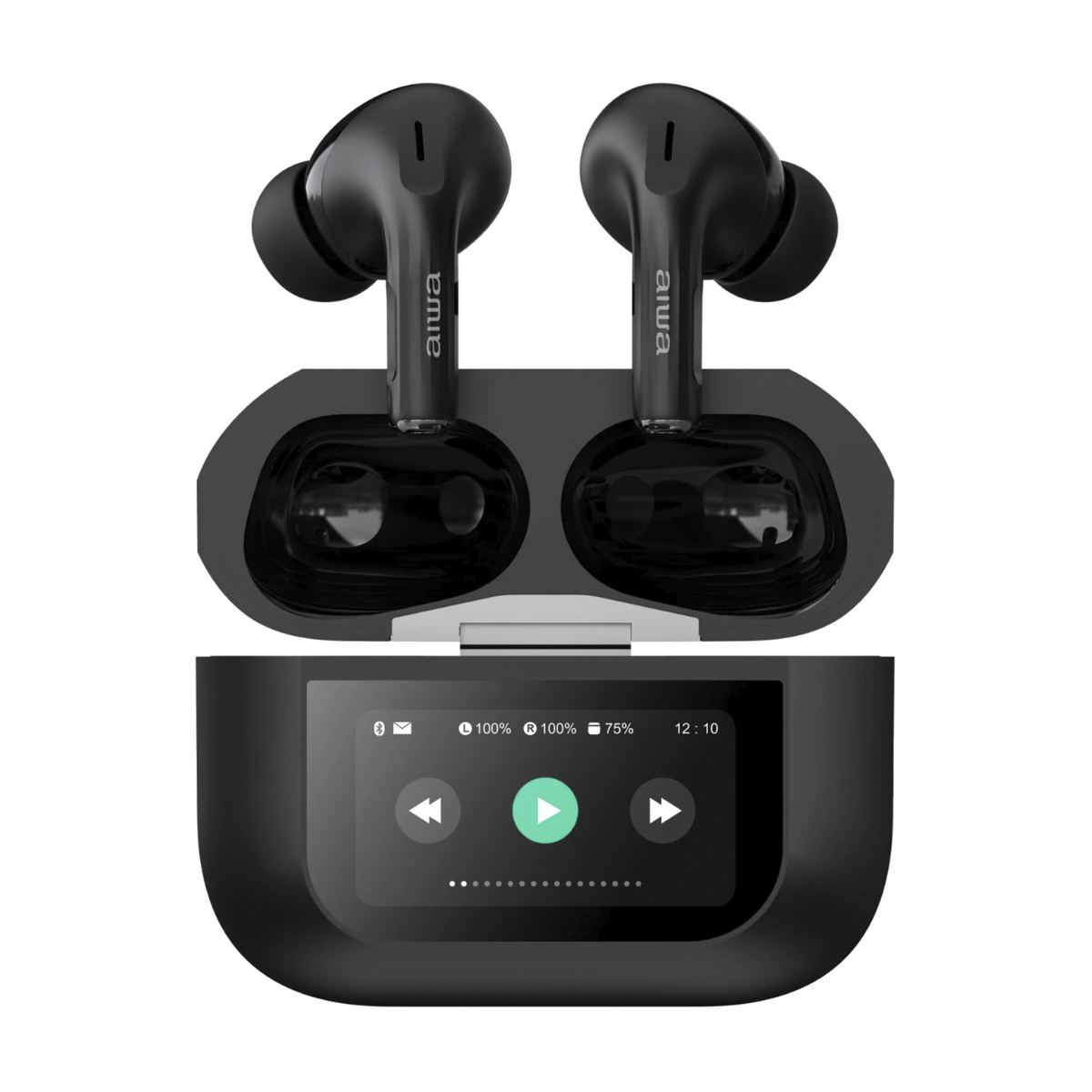 Audífonos Aiwa In Ear Pantalla Táctil Bluetooth Aw-Twsgpro 4