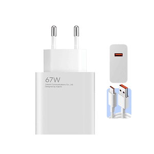 Cargador Original Xiaomi Mi Turbo Charger 67W + Cable Tipo C