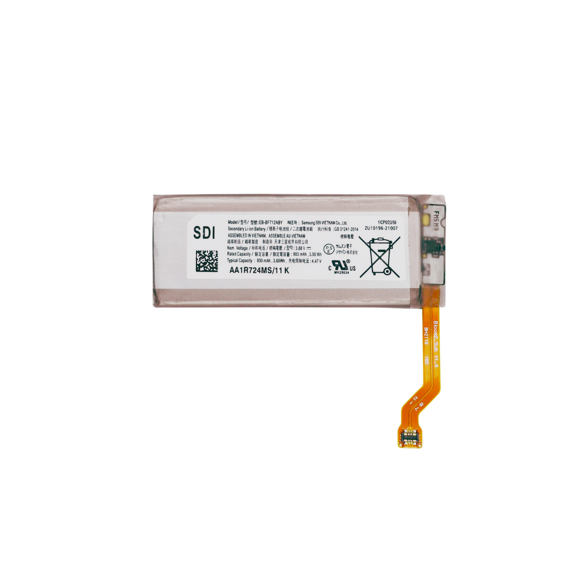 Bateria Para Samsung Galaxy Z Flip 3 F712 930 Mah 4