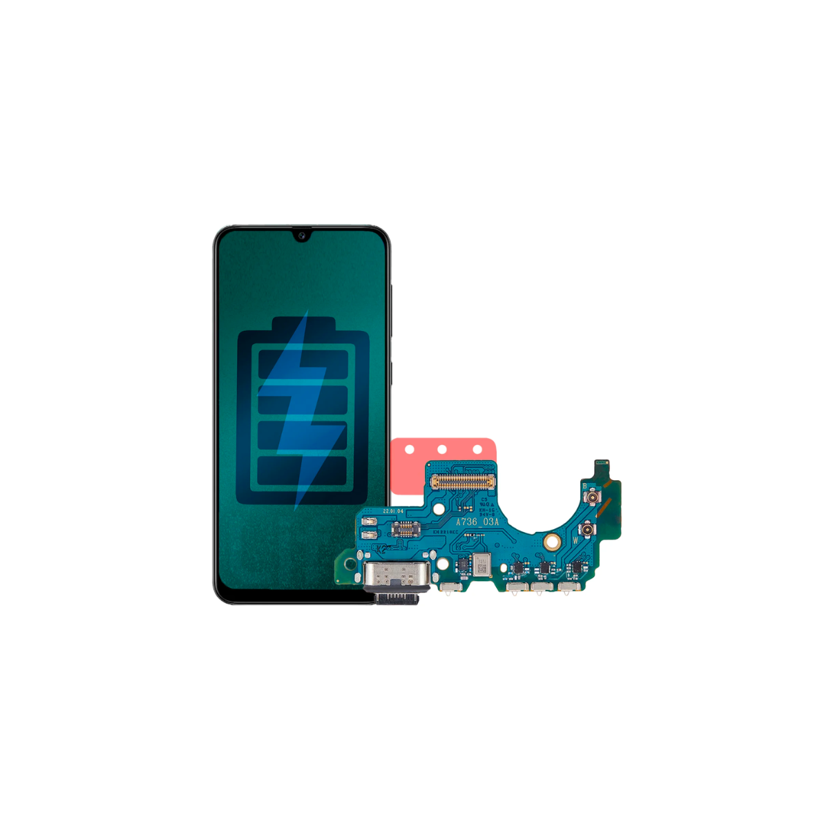 Flex Carga Samsung Galaxy A73 5G Repuesto 1