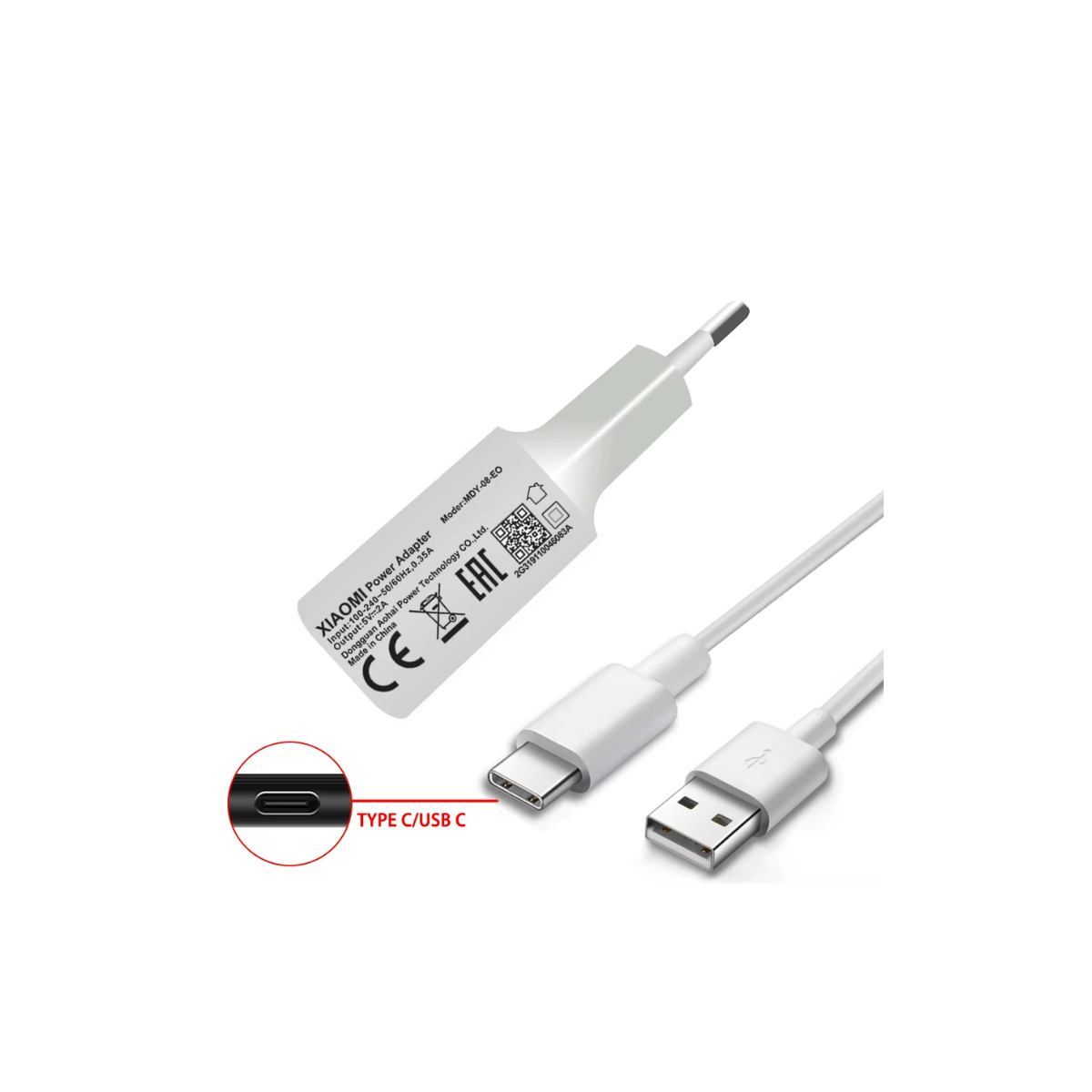 Cargador Carga Rápida 27W Xiaomi Redmi Note 11 + Cable C 7