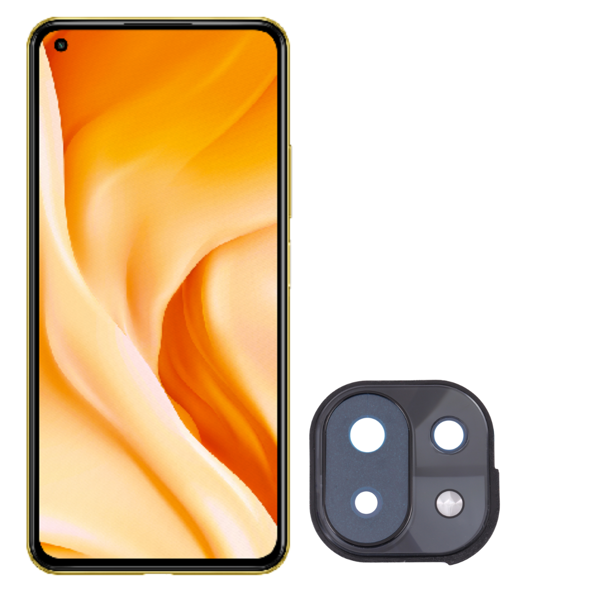 Bisel Cámara Trasera Para Xiaomi Mi 11 Lite Repuesto 1