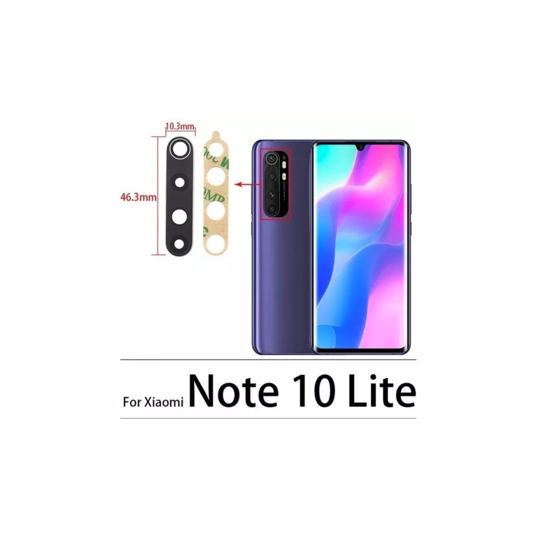 Mica Lente Cámara Trasera Xiaomi Mi Note 10 Lite 2