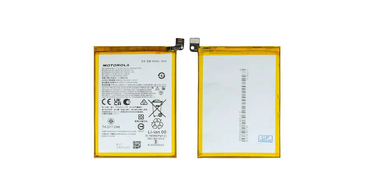 Bateria Original Motorola G22 - G23 Modelo NH50 5000 Mah