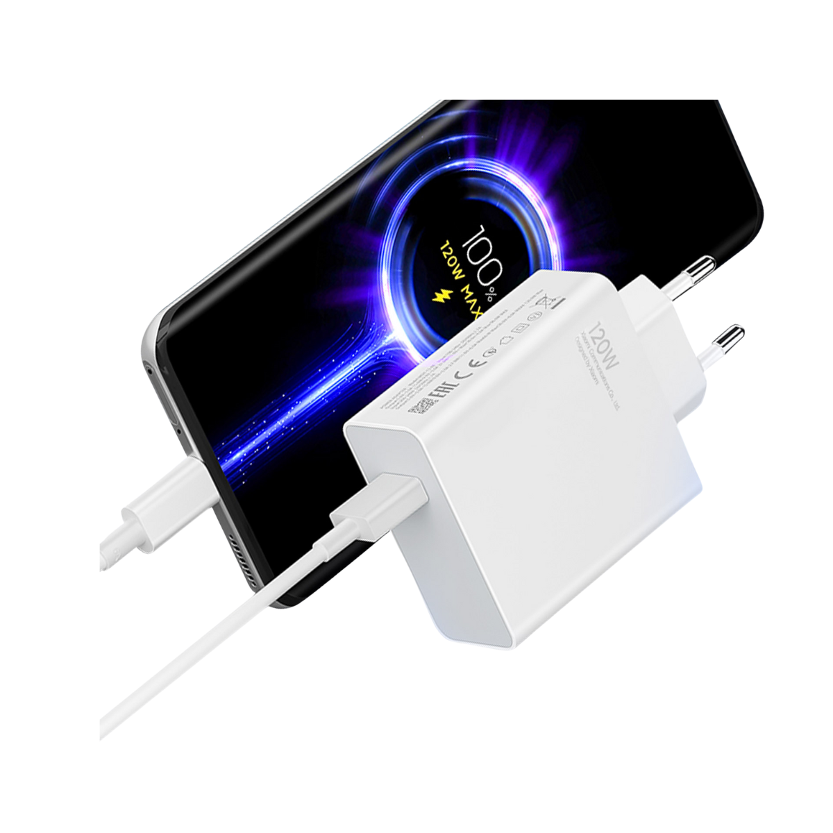 Cargador Original Xiaomi Mi Turbo Charge 120W + Cable Tipo C 10