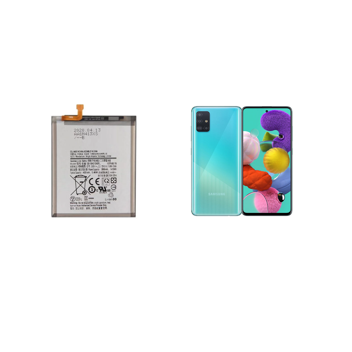 Batería Compatible Samsung Galaxy A51 A515 4000 Mah 3