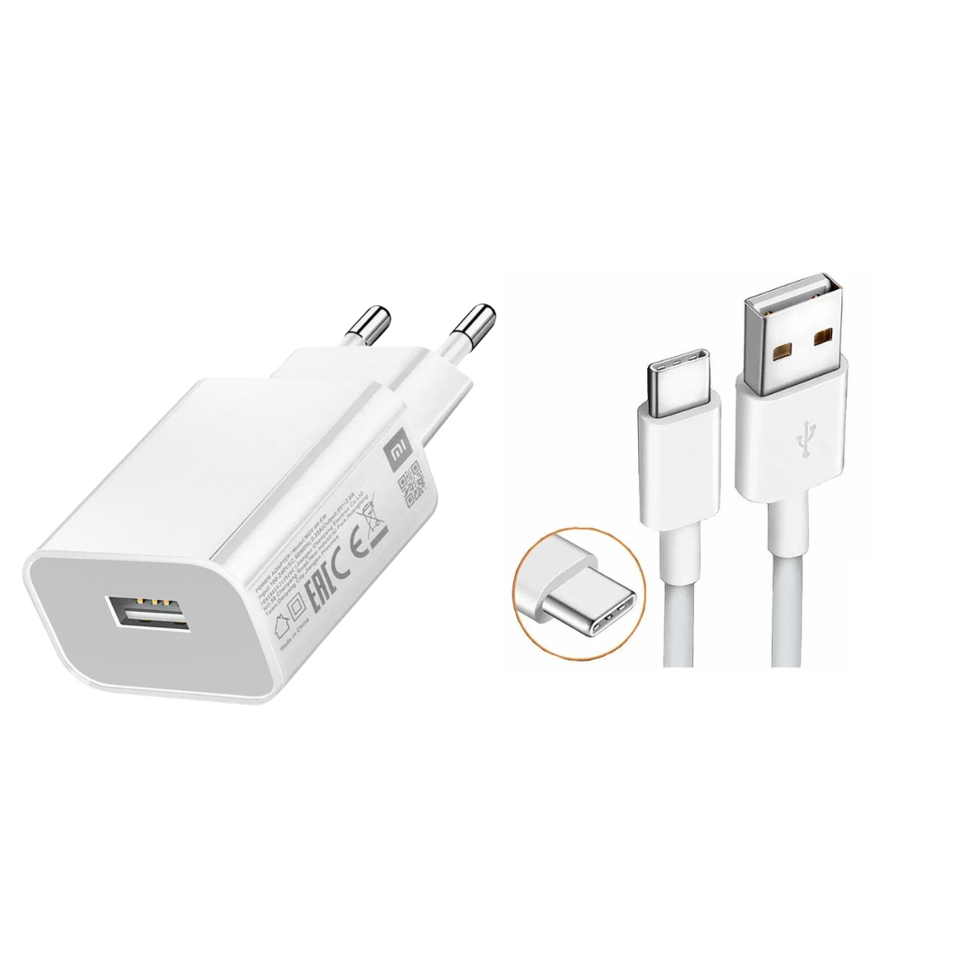Cargador Original Xiaomi Redmi 10W + Cable Tipo C 1