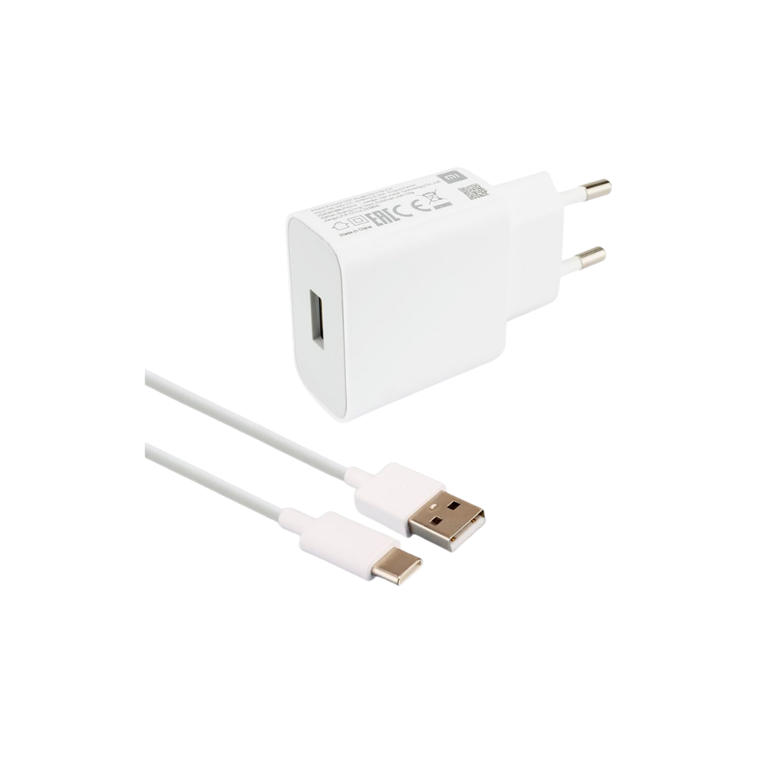 Cargador Original Xiaomi 10W + Cable Tipo C 3