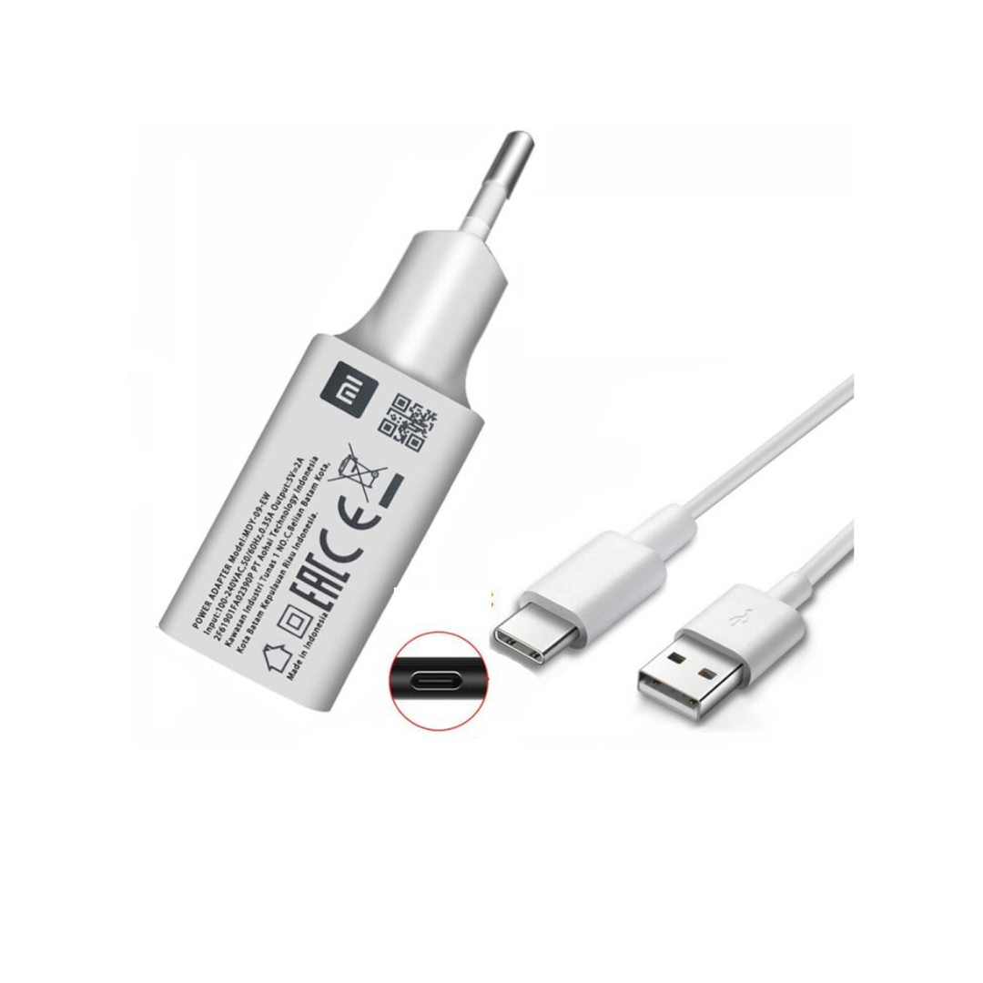 Cargador Original Xiaomi 10W MDY-09-EW + Cable Tipo C 5