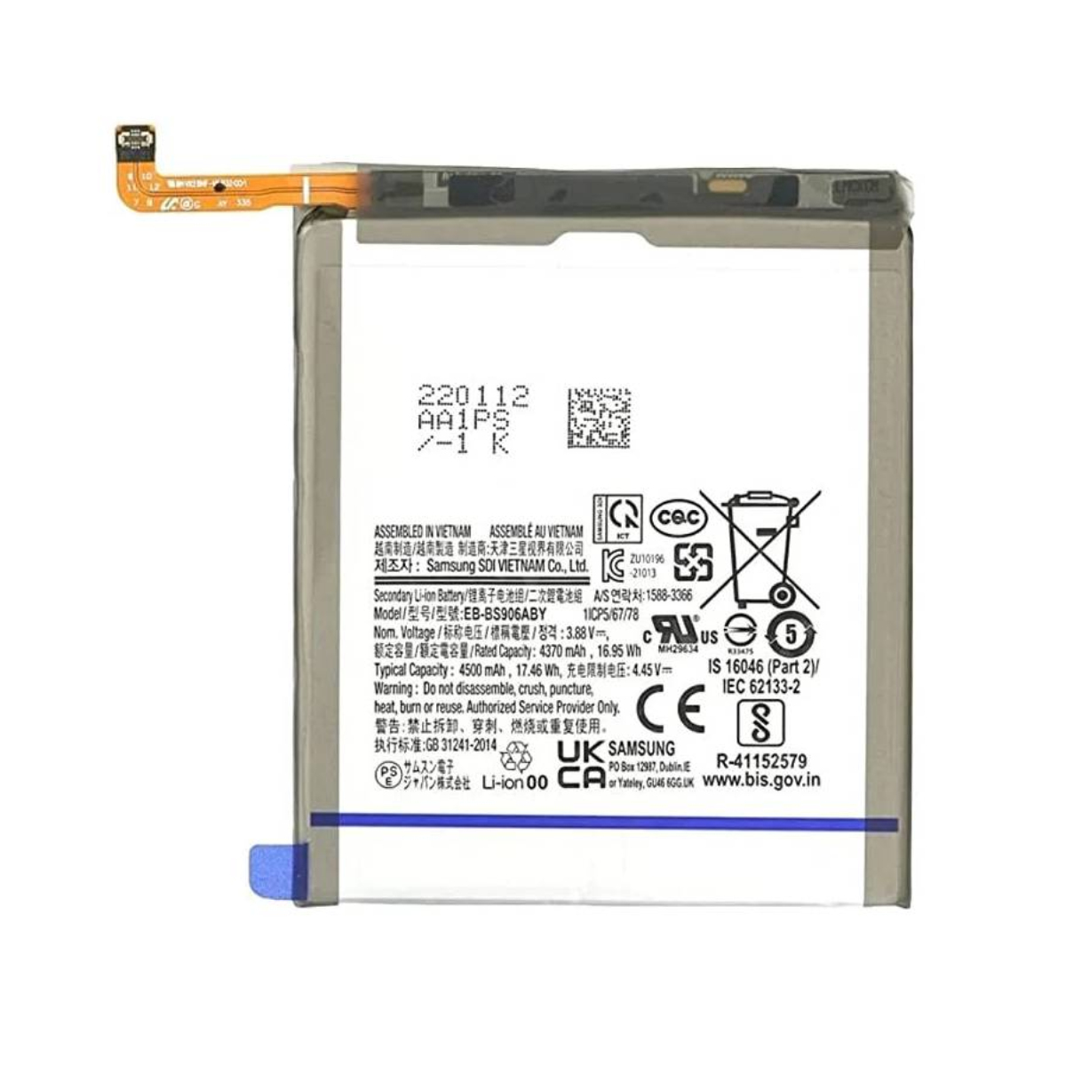 Bateria Original Samsung Galaxy S22 Plus 5G 4500 Mah 4