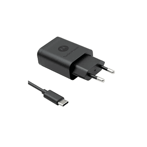Cargador Original Turbo Power Motorola 18W + Cable Tipo C