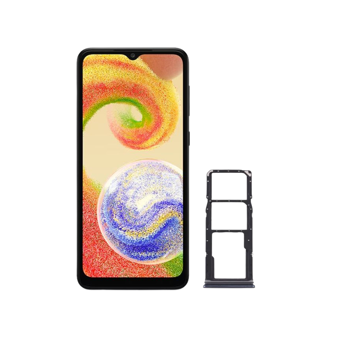 Bandeja Porta Dual Sim Samsung Galaxy A04 A045 Repuesto 1