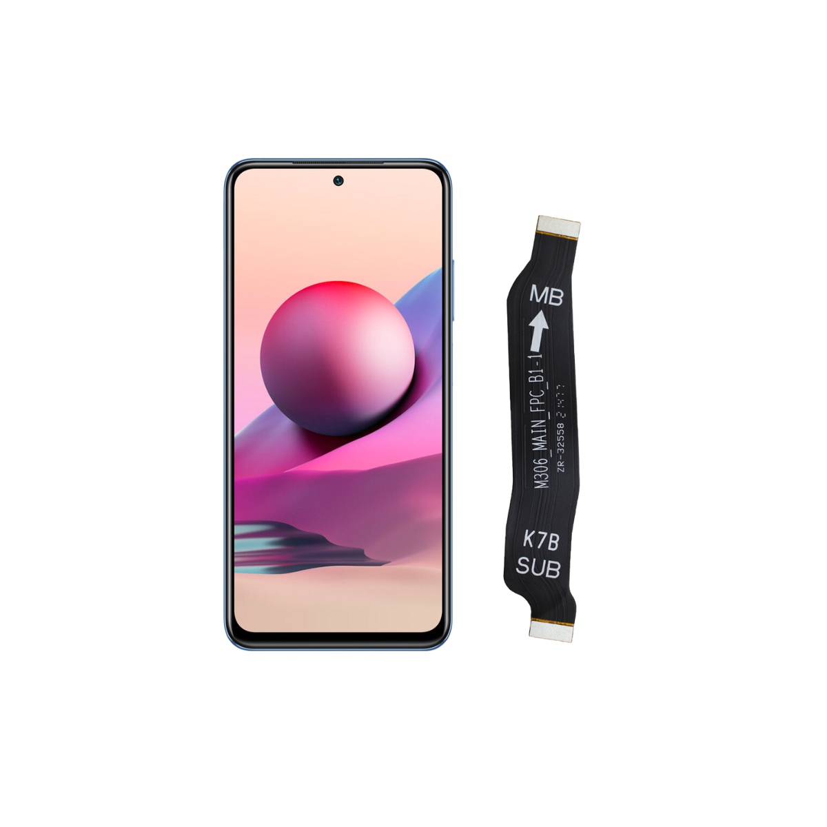 Flex Main Board Xiaomi Redmi Note 10 - Note 10S Repuesto 1