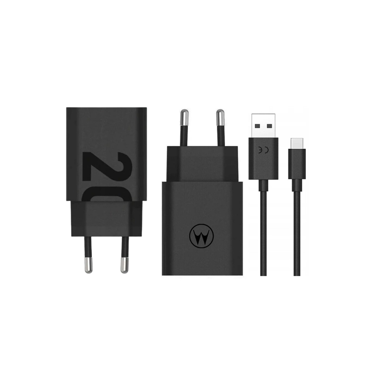 Cargador Original Turbo Power Motorola G200 5G + Cable C 7