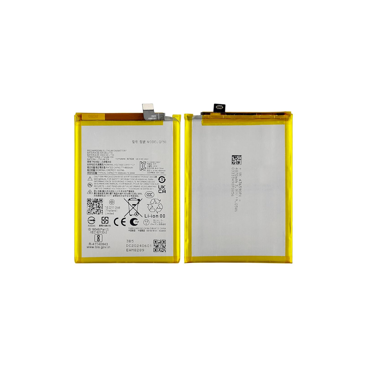 Batería Compatible Motorola G24 - G34 QF50 5000 Mah 5