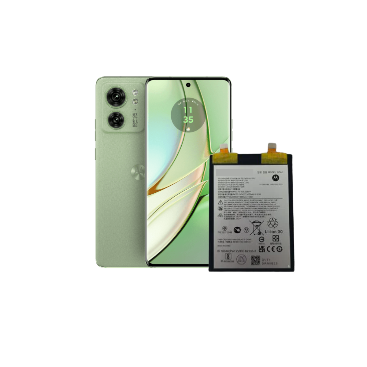 Batería Compatible Con Motorola Edge 30 Fusión Np44 4400 Mah 2