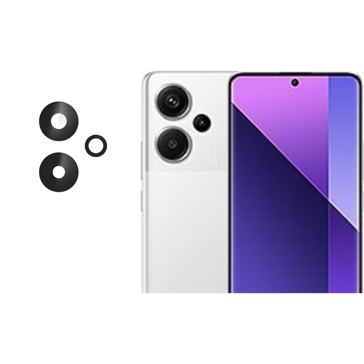 Lente Cámara Trasera Para Xiaomi Redmi Note 13 Pro Plus 1