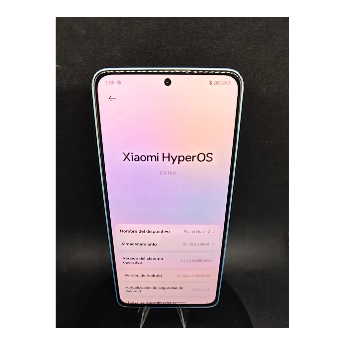 Celular Xioami Redmi Note 13 5G 256GB - 8 Rom Verde Atlántico 3