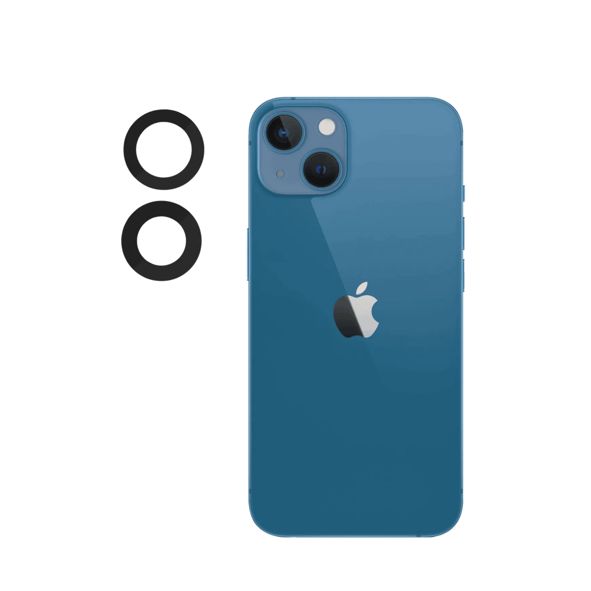 Mica Lente Cámara Trasera IPhone 13 - 13 Mini Repuesto 1