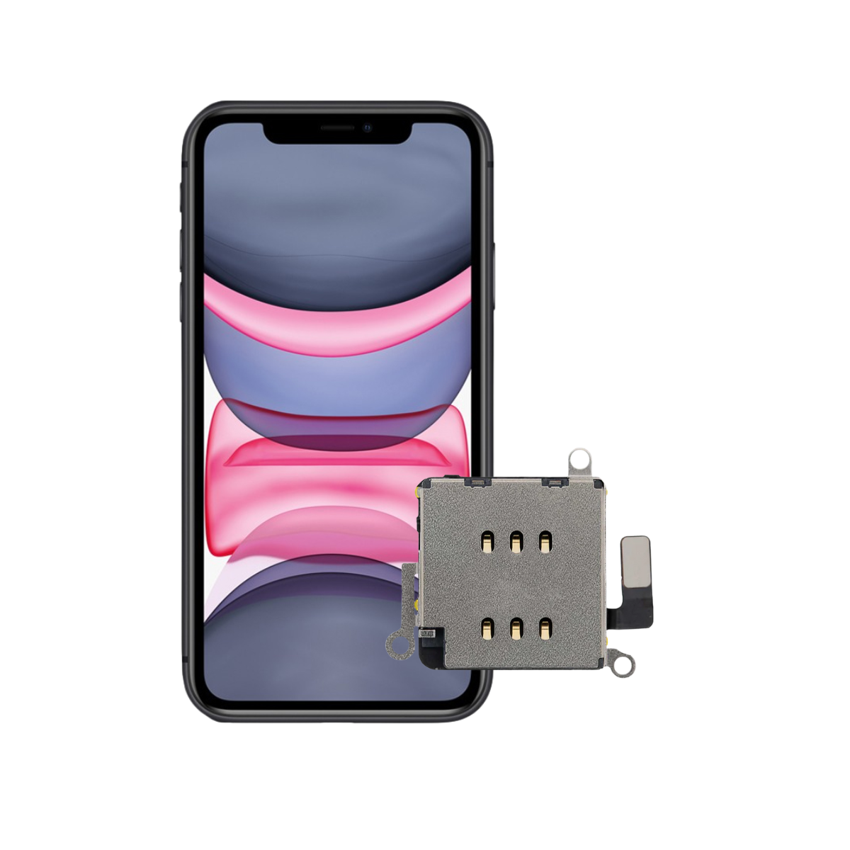 Lector Sim Para iPhone 11 Repuesto 1