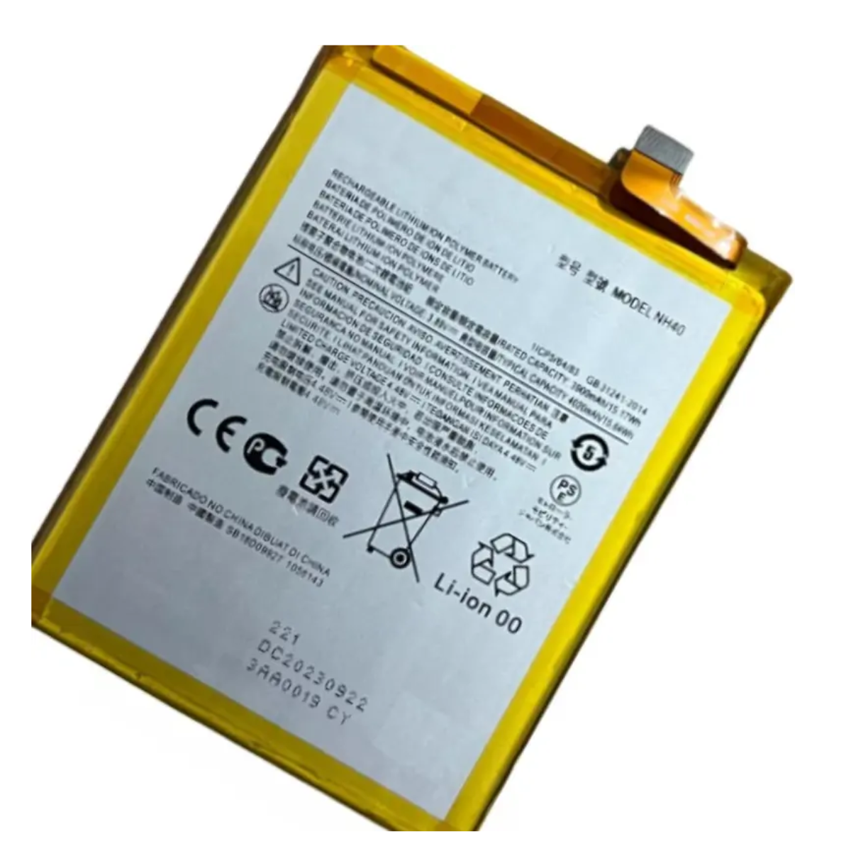 Batería Compatible Con Motorola E22 - E22i Nh40 4020 Mah 4