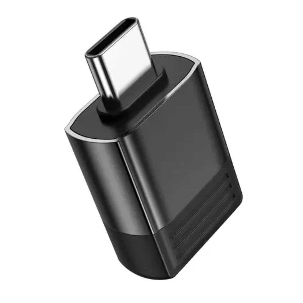 Adaptador Otg Usb A Tipo C Borofone v18 Negro 3