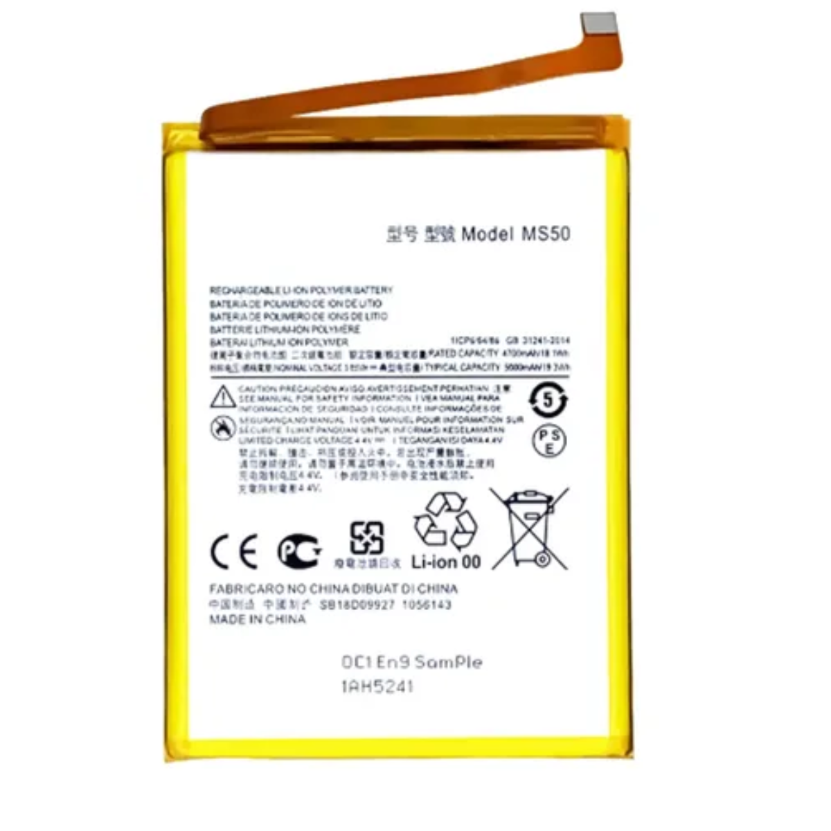 Batería Compatible Con Motorola G50 5g Ms50 5000 Mah 4